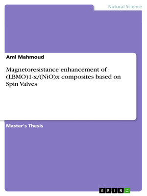 cover image of Magnetoresistance enhancement of (LBMO)1-x/(NiO)x composites based on Spin Valves